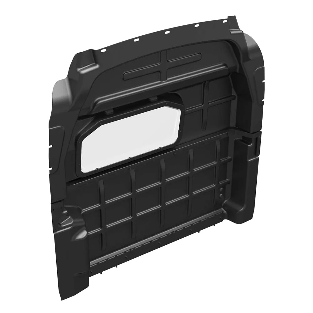 A composite van bulkhead partition product shot